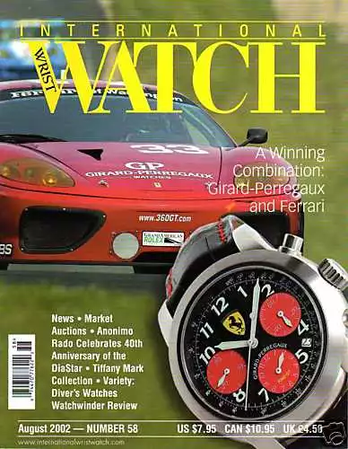 International Wristwatch Magazine August 2002 #58 Watch