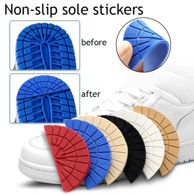 1pair Wear-resistant Outsole Sole Protectors Anti-Slip Shoe Stickers  Sneakers