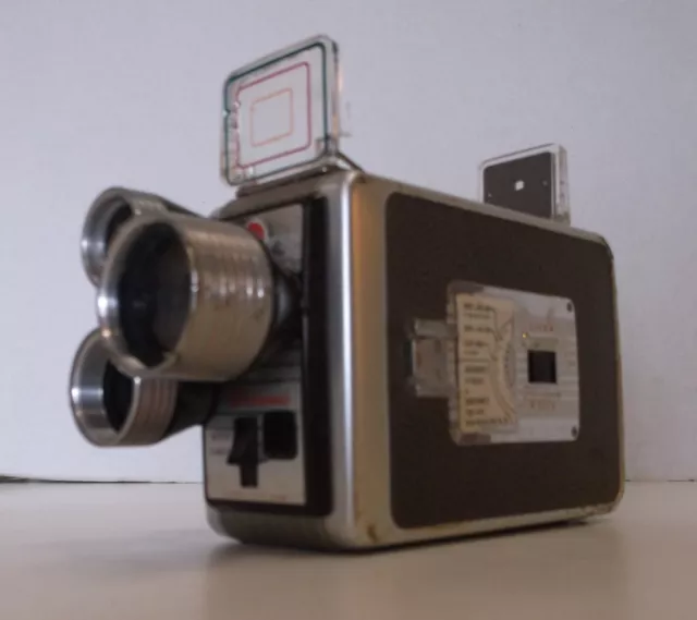 Vintage Kodak Brownie 8Mm Turret Movie Camera, As-Is