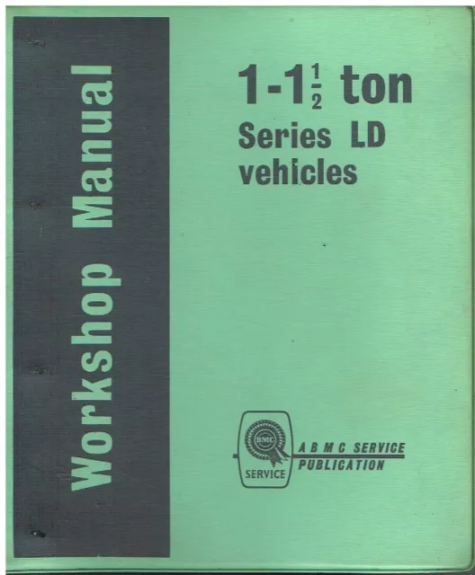 Austin Morris 1.0 & 1.5 Ton Ld Series Original 1965 Factory Workshop Manual