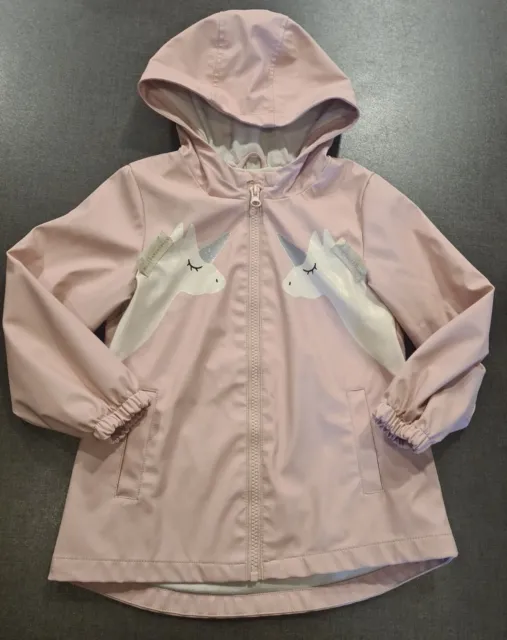 girls 3-4 years unicorn jacket coat raincoat clothes next day