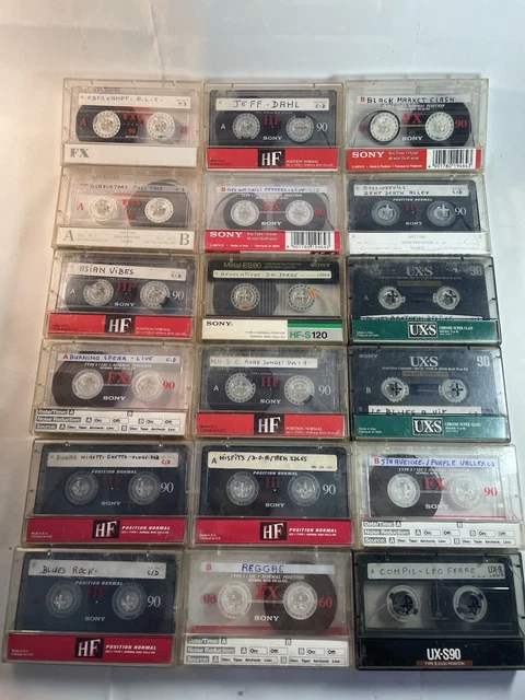 ② Recherche k7 audio de discothèques - Cassettes audio