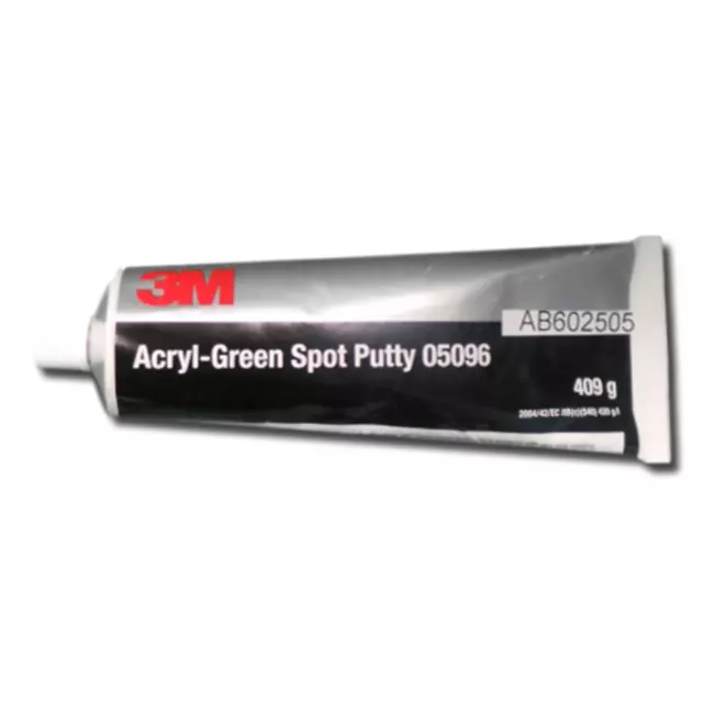 3M 05096 Acryl Green Spot Putty 409g Tube Stopper Body Filler for stone chips