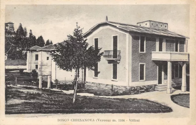 Al9-28E) Bosco Chiesanuova Verona Villini Viaggiata Nel 1930