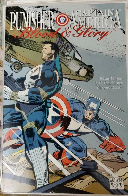 Punisher and Captain America  Blood & Glory #3 of 3 TPB 1992 VFNM Marvel comics