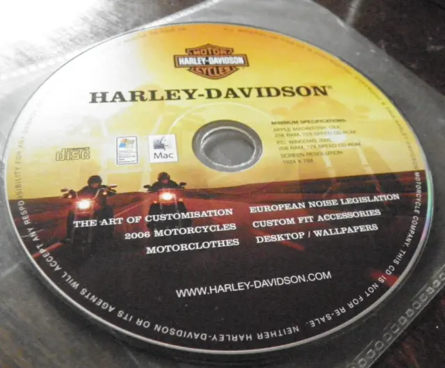 Harley Davidson 2005 Digital Parts Accessories Catalogue CD