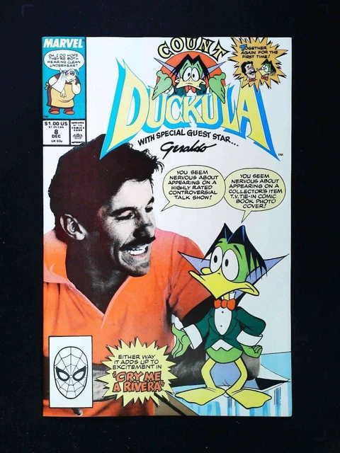 Count Duckula #8  Marvel Comics 1989 Vf/Nm