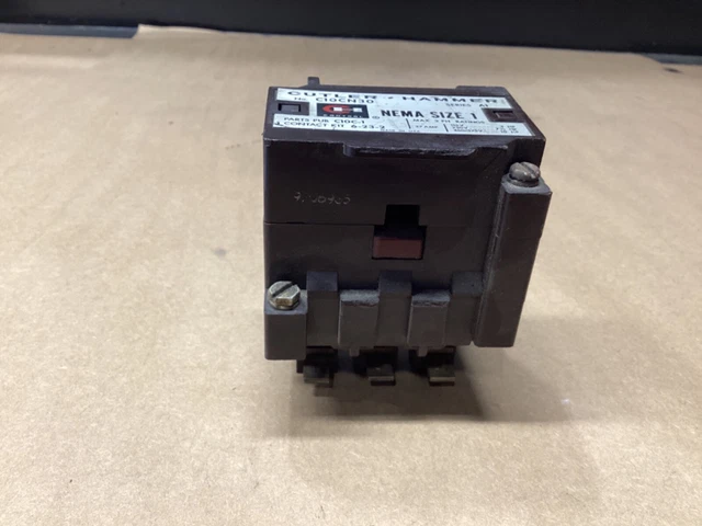 Cutler-Hammer C10CN30 Series A1 Nema Size 1 3 Phase #127L78
