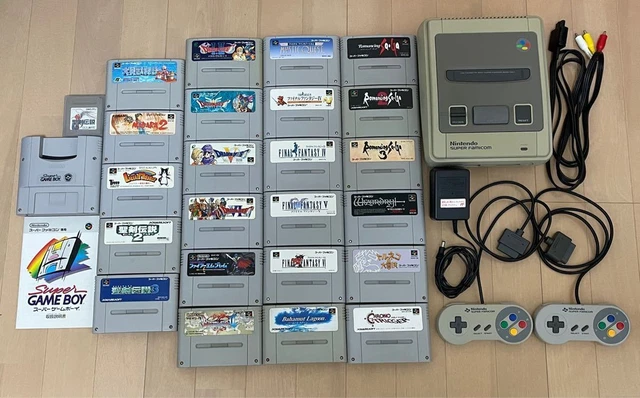 Nintendo Super Famicom SNES Console Tested Working w/ Software, Controller