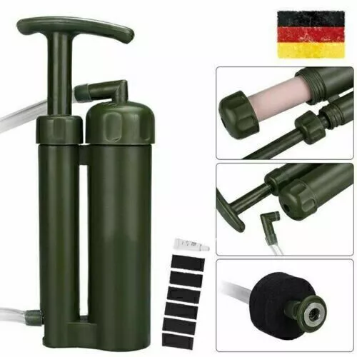 Survival Water Filter Outdoor Survival Drinking Water Emergency Water Treatment