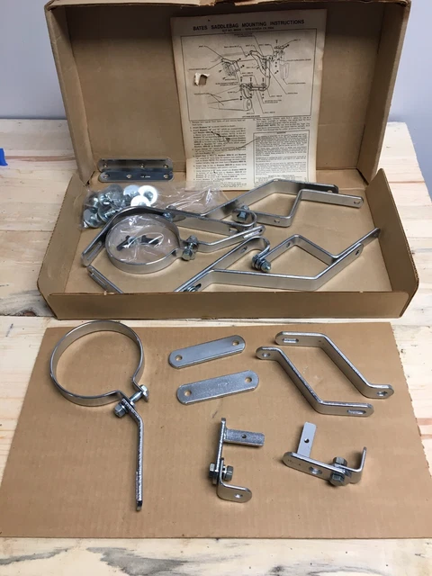 NOS Bates Honda CB750 Luggage Saddlebag Mounts Hardware. FREE SHIPPING!! 4832E