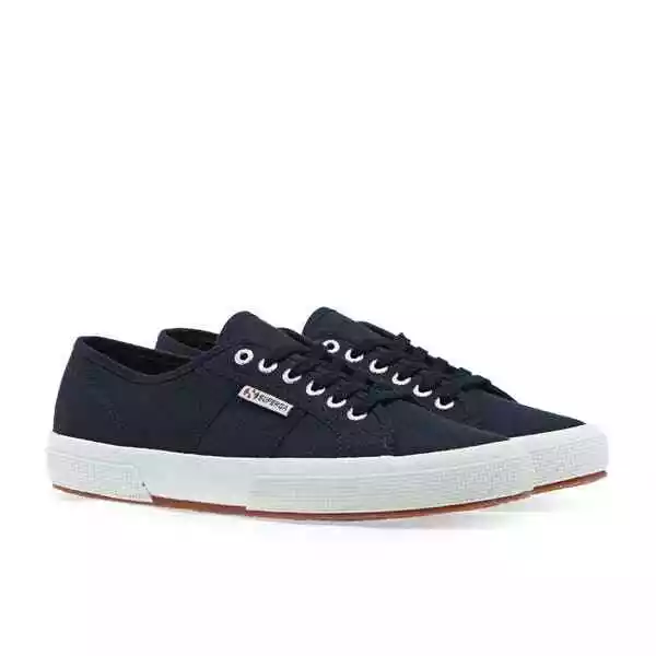 Scarpe da donna uomo Superga 2750 S00010 F43 blu navy sneakers sportiva tela