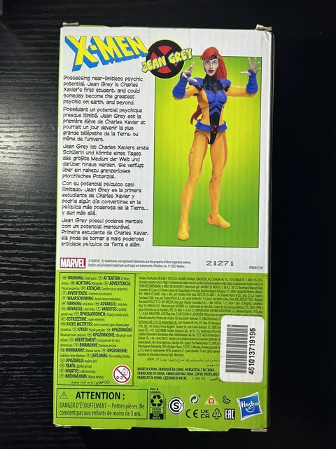 HASBRO MARVEL LEGENDS X-Men Animated Series VHS Box Jean Grey 6” Action ...