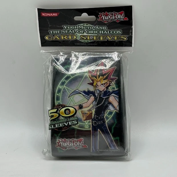 yugi muto and the seal of orichalcos card sleeves (Smaller Size Yugis World set KONAMI OCG YUGIOH Sleeves Red