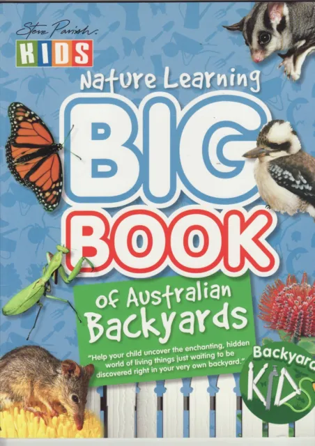 AUSTRALIANA CHILD'S BOOK - Nature Learning Big Book of Australian Backyards