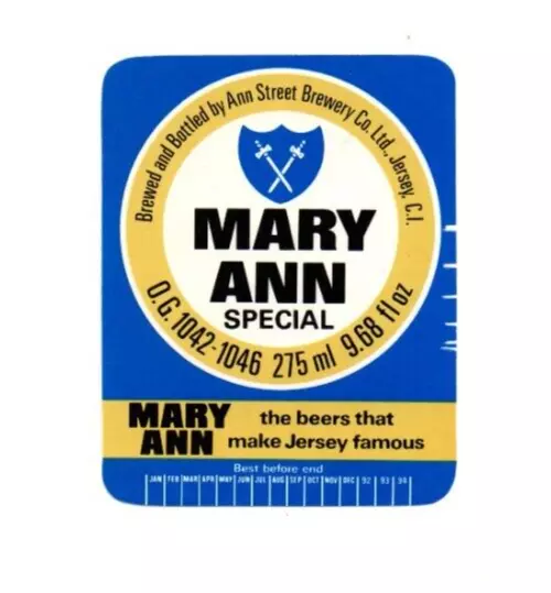 Jersey - Beer Label - Ann Street Brewery, St. Helier - Mary Ann Special