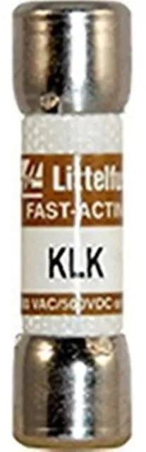 LittelFuse (0KLK01.5T) 200kA @ 600VAC Dual Element 1-1/2A Melamine Mini Fuse