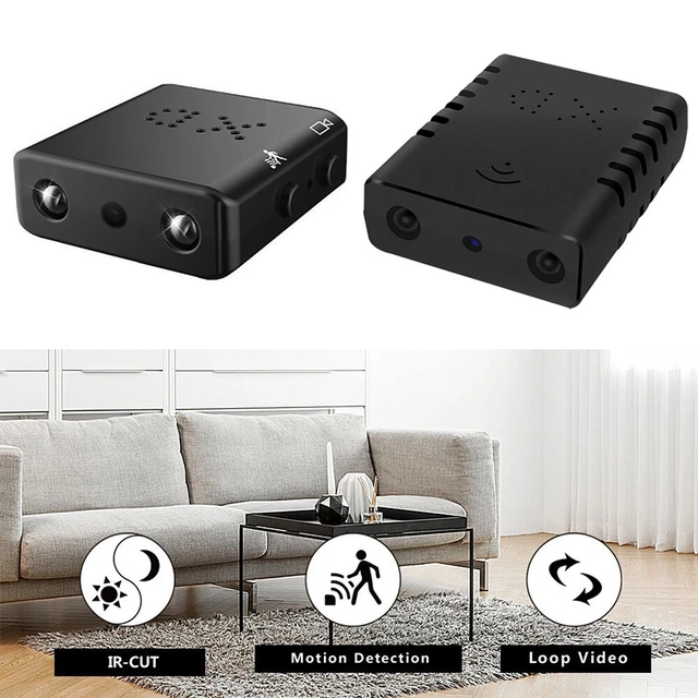 Cámara de seguridad para el hogar ultracompacta Full HD 1080P visión nocturna micro mini DV