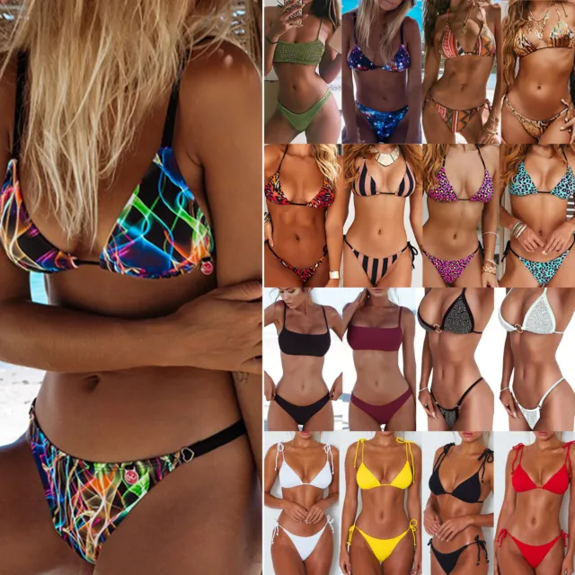 Sexy Women Brazilian Bikini Set Swimwear Bathing Suit Summer Swimsuit Beachwear