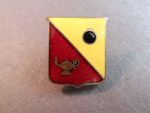 WWII US Army Ordnance School DI/DUI Crest Pin, Pinback PB No HM