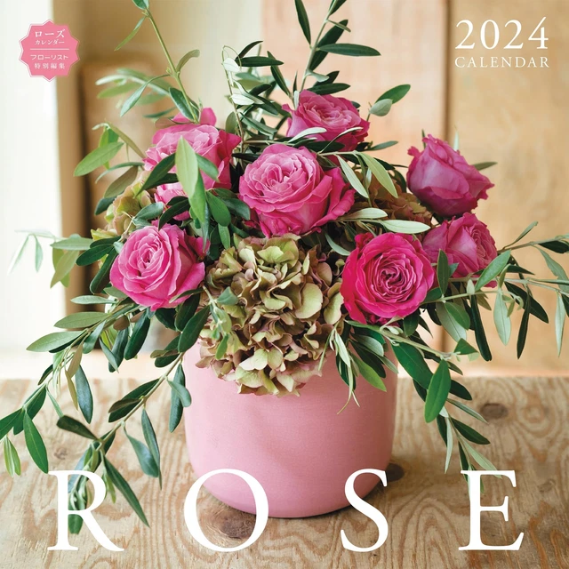 2024 CALENDAR ROSE (Seibundo Shinkosha calendar) 22.53 PicClick