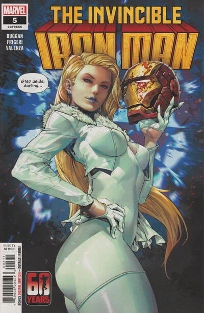 Invincible Iron Man #5 (2023) Emma Frost, Duggan, Frigeri, Marvel, Nm