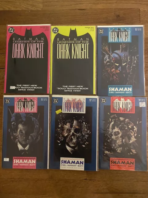 Batman: Legends of the Dark Knight #1-5 | DC 1989 | Complete Shaman Story Arc