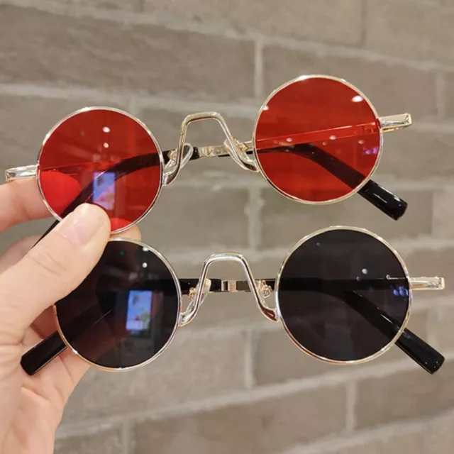 Punk Petites lunettes de soleil rondes  Pour Fête/Plage/Voyage/Streetwear