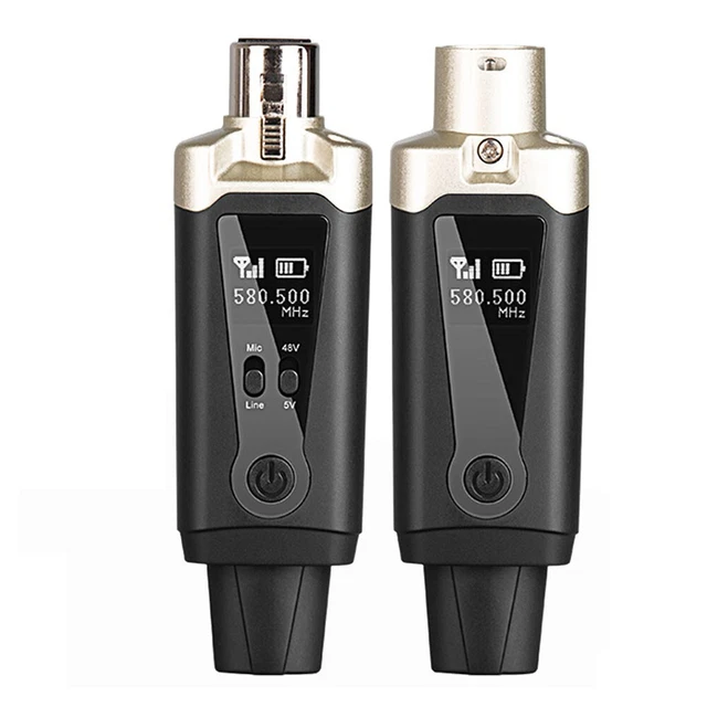 Durable UHF Wireless Microphone Bundle with XLR Transmitters and Receivers