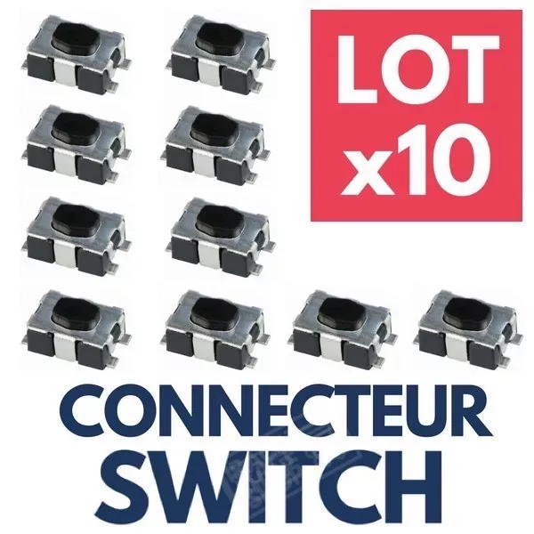 ►10 Switch pour Clé PEUGEOT ►Bouton Poussoir Interrupteur Plip Auto Télécommande