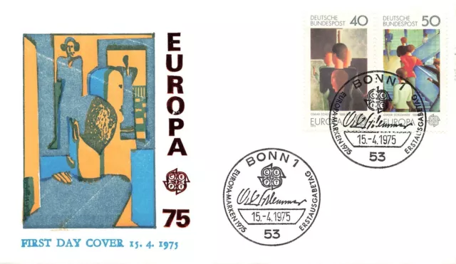 BRD Ersttagsbrief, FDC, MiNr. 840 - 841, Europa: Gemälde