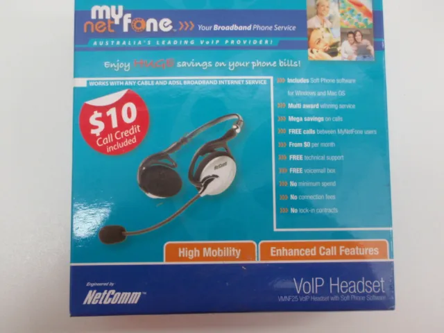Netcomm Mynetfone Vmnf25 Voip Headset