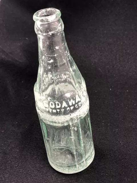 Vintage Soda Water Bottling Co 6 Fl Oz Coca Cola Lexington Ky Clear Green Square