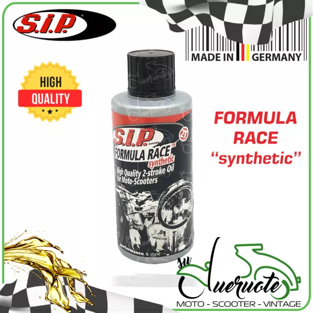 Olio Miscela 2T Sintetico Sip Formula Racing Vespa Lambretta Moto Epoca Scooter