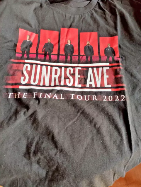 Sunrise Ave Tour Shirt The Final Tour 2022  Tour-Shirt Neu Größe L Avenue