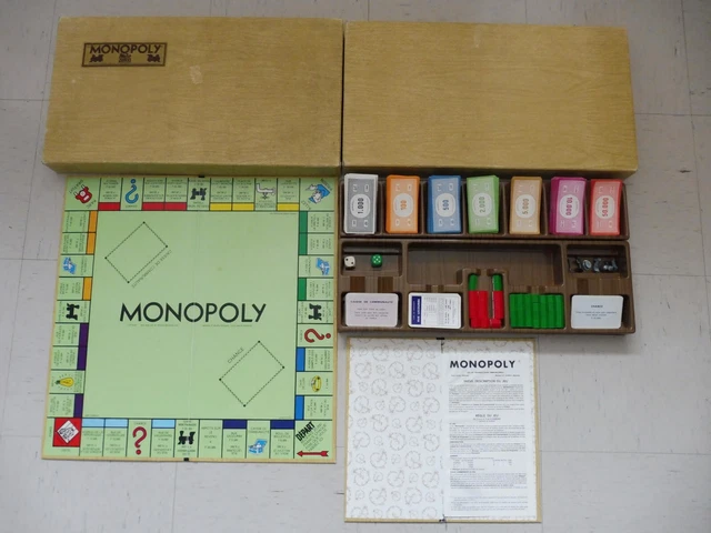 Monopoly Vintage Miro Company - Édition Paris - Jeu De Société Complet