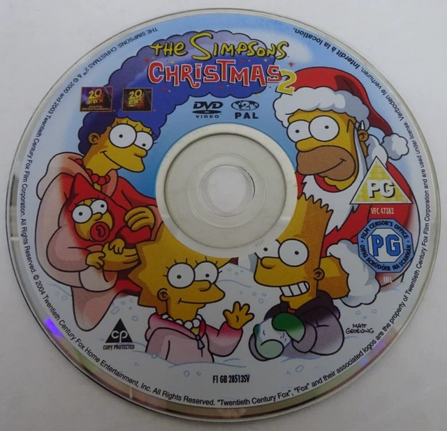 THE SIMPSONS CHRISTMAS 2 Dvd No Case Disc Only £1.60 PicClick UK