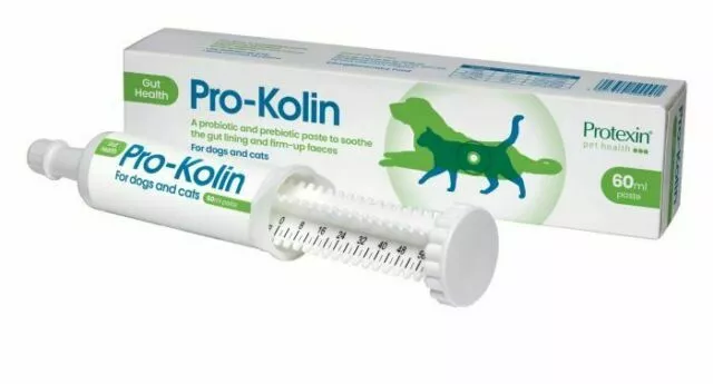 Protexin pet health Pro-Kolin for Dogs and Cats Probiotic Paste and Syringe 60ml