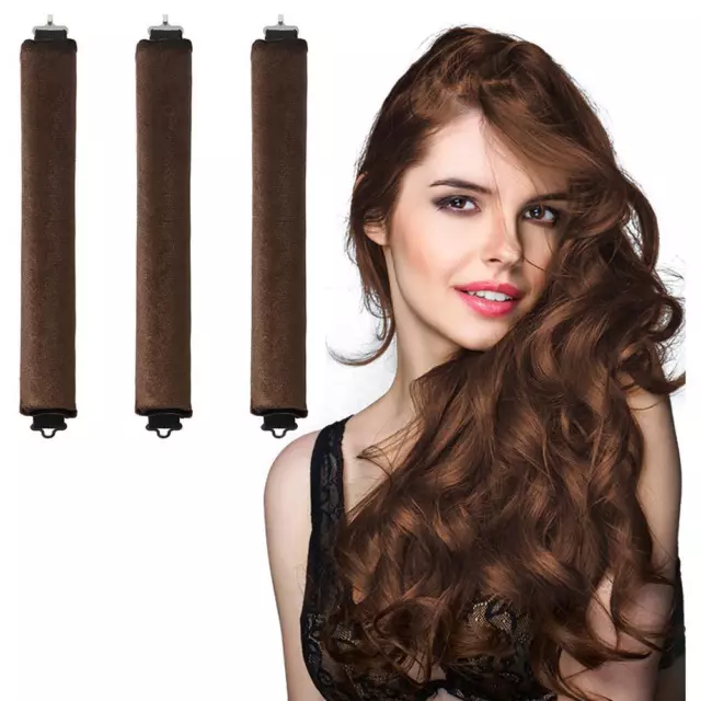 Heatless Curling Rod Headband Lazy Hair Curlers No Heat Hair Rollers Curls H5E6