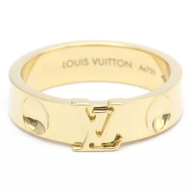 LOUIS VUITTON Ring Bague LV Volt Multi Q9O63L 750(18K) White Gold