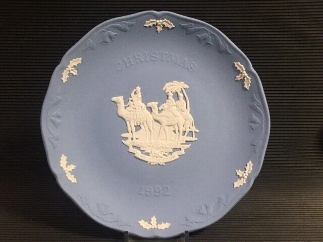 Wedgwood Jasper 1992 Xmas 19Cm Piatto natalizio Z36