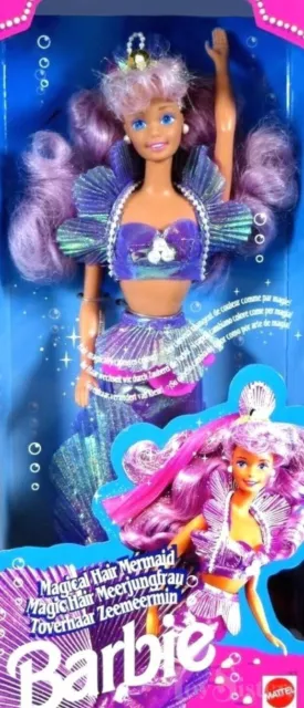 Magical hair mermaid barbie 1993 discount