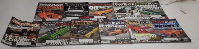 Street Trucks Magazine Lot Of 11 2014 Volume 16 No. 1,2,3,4,5,6,7,8,9,10,12