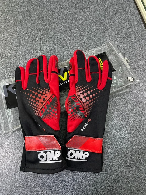 Kk02744E060L Ks-4 Gloves Rosso/Nero Tg. L