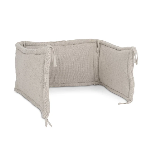 Jollein Nestchen Bettnestchen für Kinderbett 35x180 cm Bliss knit nougat NEU