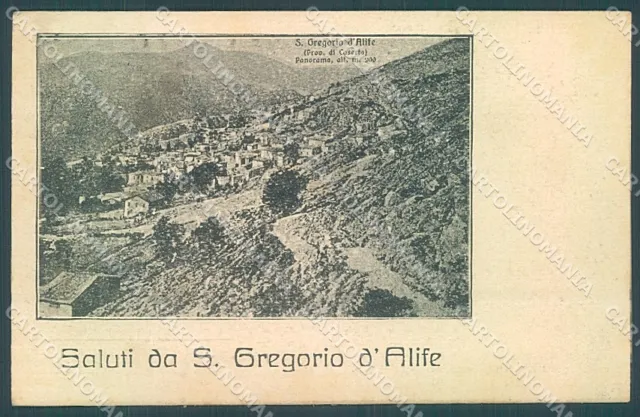 Caserta San Gregorio d'Alife saluti da cartolina JK4096