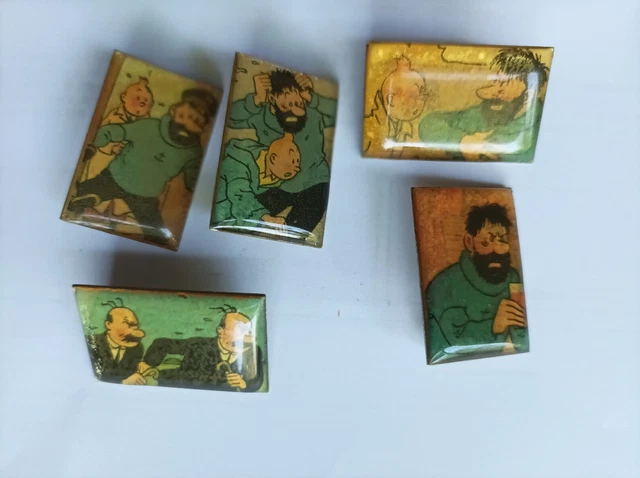 Pin's Tintin Dupont Et Dupond - Épinglette Vintage Bande Dessinée Classique 3cm - Accessoire Collectionneur