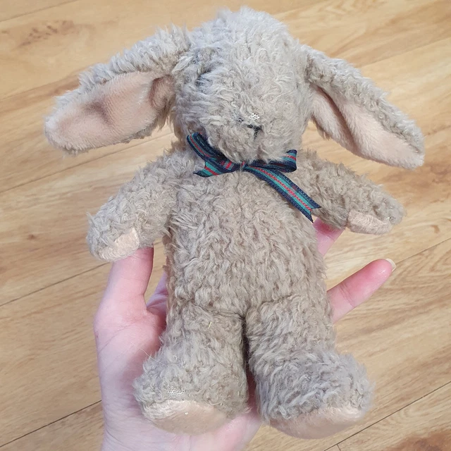 SMALL MANHATTAN TOYS Bunny Rabbit Brown Soft Toy Plush Comforter