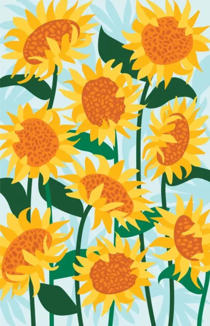 Australian Design Cotton Tea Towel - Sunflowers