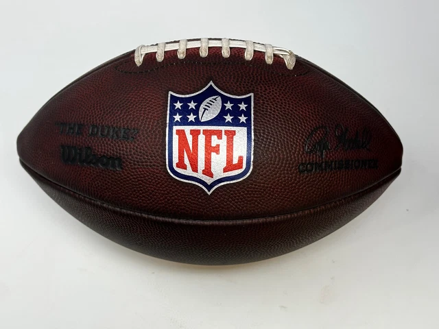 Game Prepped NFL Game Ball Wilson The Duke Official Leather Football